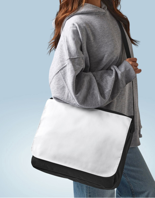 BG965 - BagBase - Sac Sublimation MessengerBAG BASE